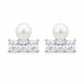 Silver Pearl Earrings