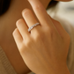 Elegant 925 Silver Marquise & Round Zircon Band Ring for Women – Sparkling Daily & Party Wear Ring