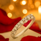 Elegant 925 Silver Marquise & Round Zircon Band Ring for Women – Sparkling Daily & Party Wear Ring