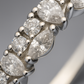 Elegant 925 Silver Marquise & Round Zircon Band Ring for Women – Sparkling Daily & Party Wear Ring