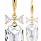 Gold Bow Earrings