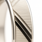 Geometric Pattern Silver Finish Ring for Men Stylish Textured Band for Daily and Party Wear