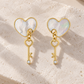 Heart & Key Earrings