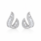 Double Teardrop Baguette Earrings