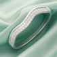925 Silver Wave Design Baguette & Round Zircon Band Ring for Women – Elegant Minimalist Jewelry