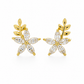 Flower & Leaf Earrings