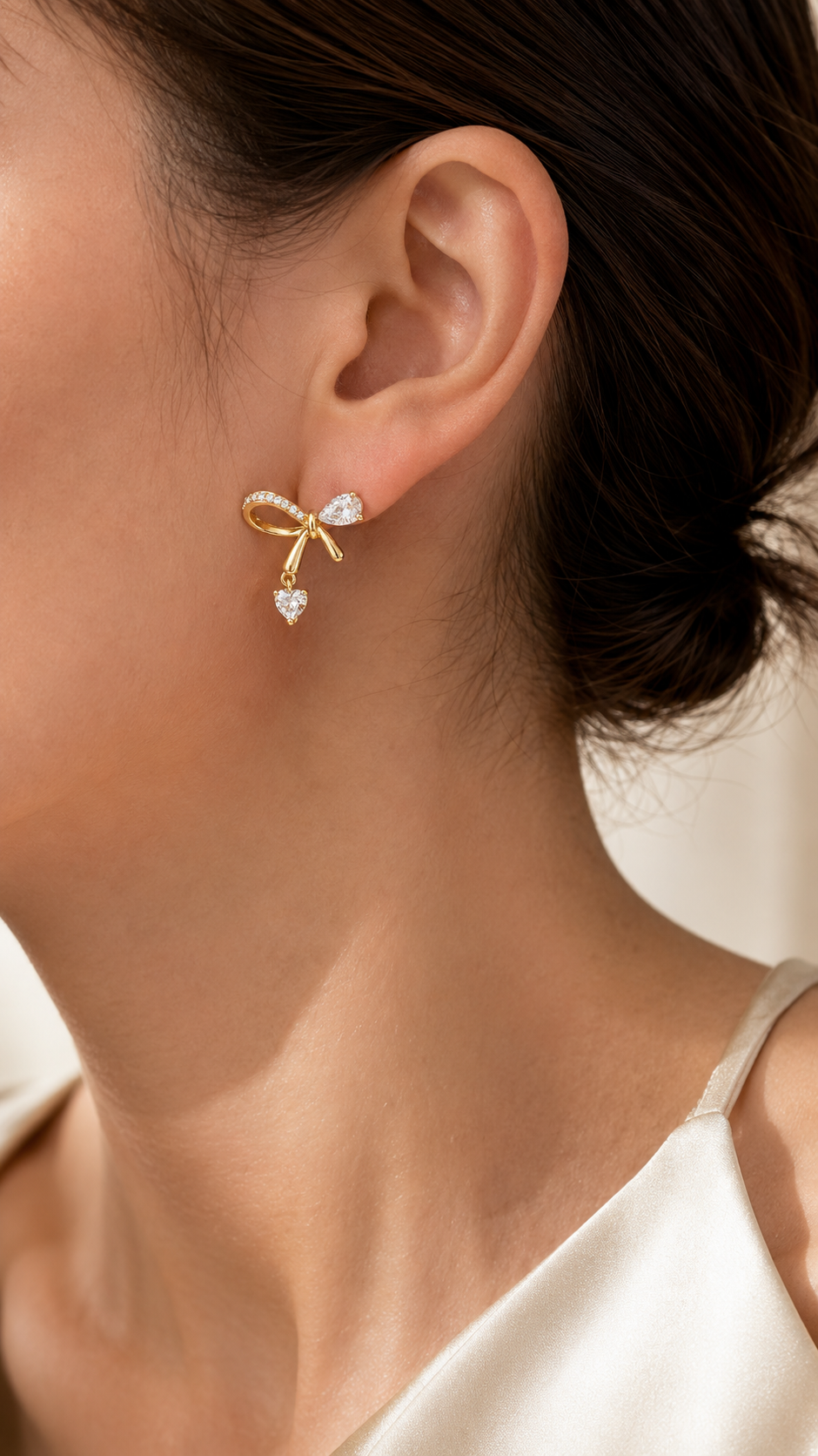 Heart-Cut Earrings