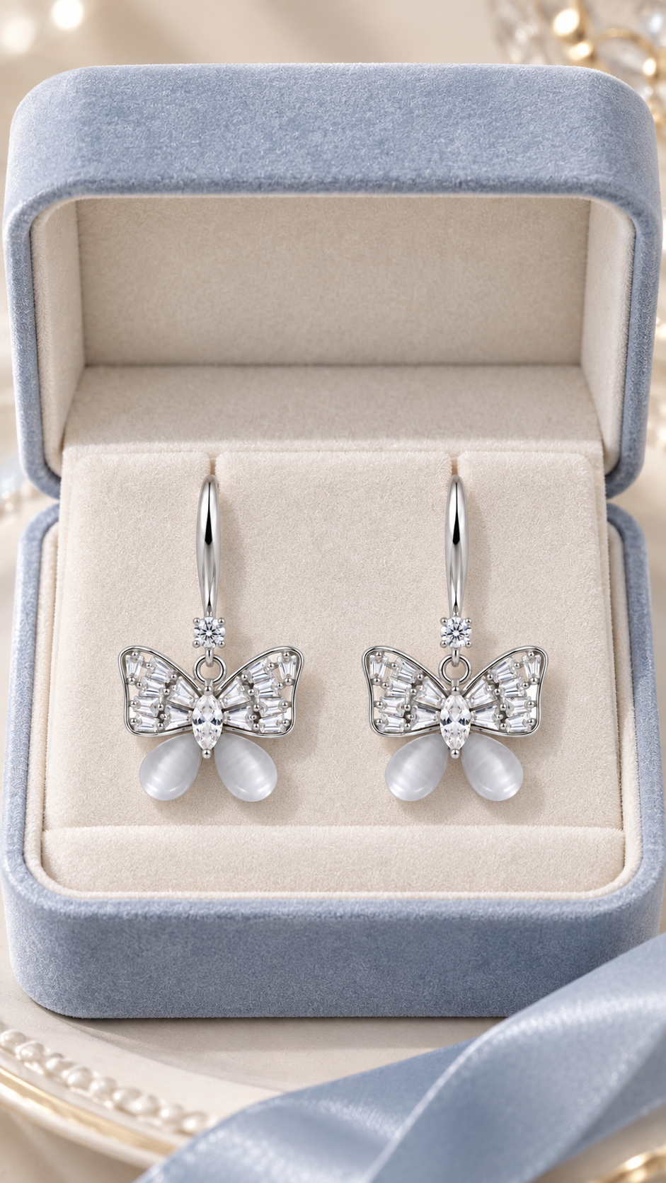 Butterfly Crystal Earring