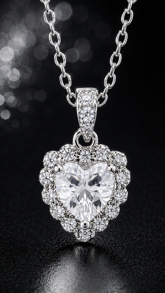 Heart Halo Necklace