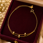 Double-Layer Triple Bead Bracelet