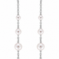 Graduated Pearl Chain Drop Earrings
