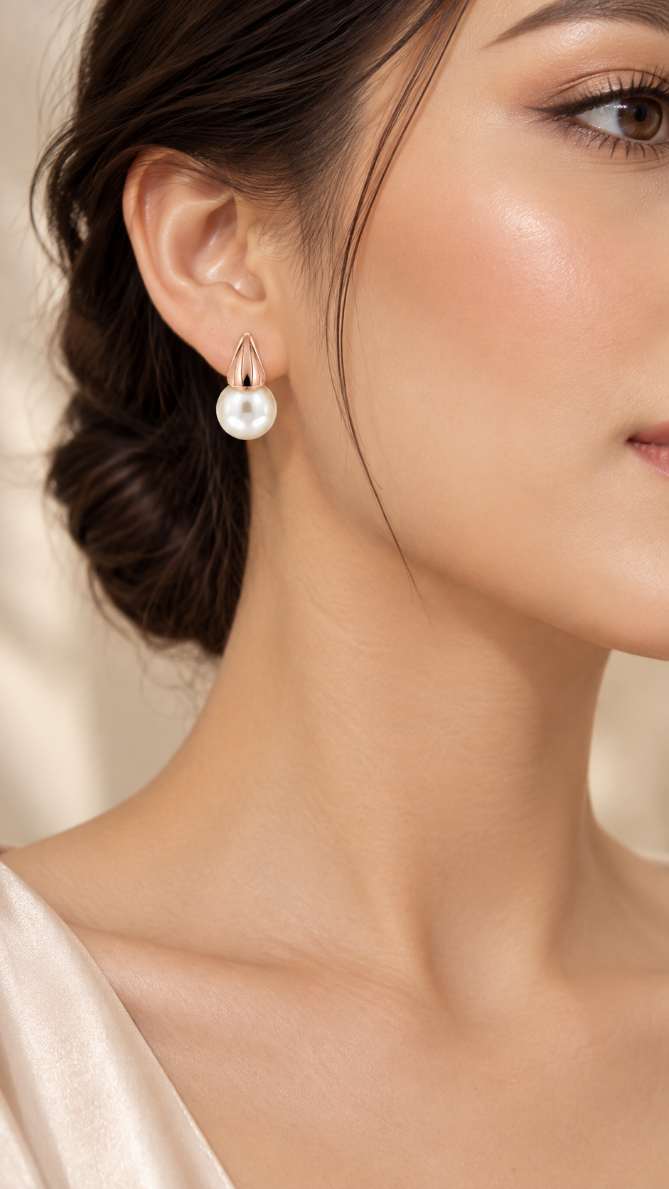 Fluted Cap Classic Earrings
