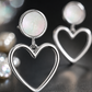 Pearl Heart Earrings