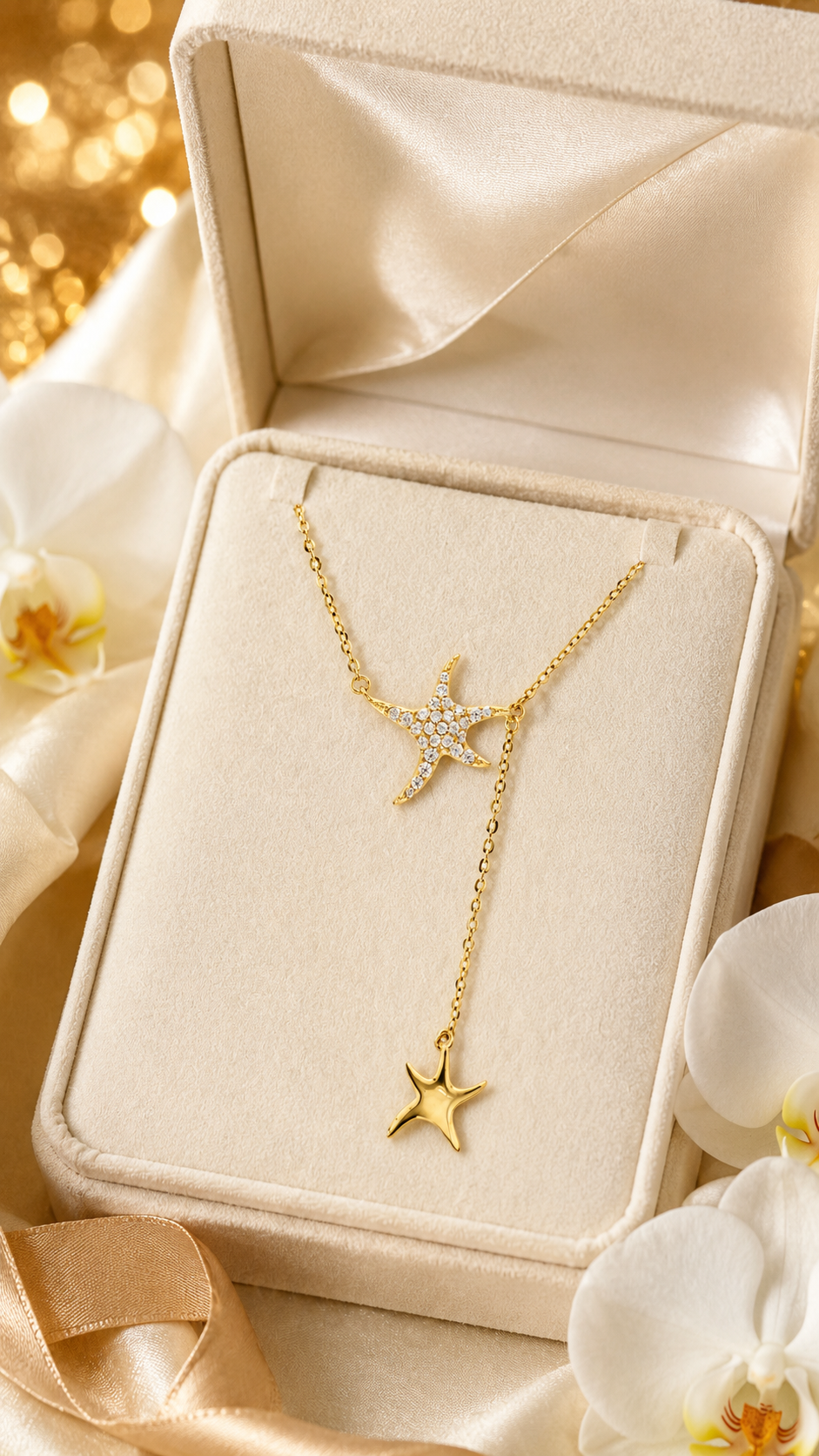 Luxury Starfish Pendant