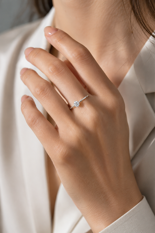 Round Solitaire Ring
