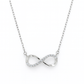 925 Silver Infinity Pendant Necklace for Women – Elegant Symbol of Endless Love