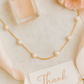 Gold Plated Pearl Chain Necklace for Women – Elegant Minimal Jewelry