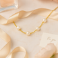 Gold Plated Pearl Chain Necklace for Women – Elegant Minimal Jewelry
