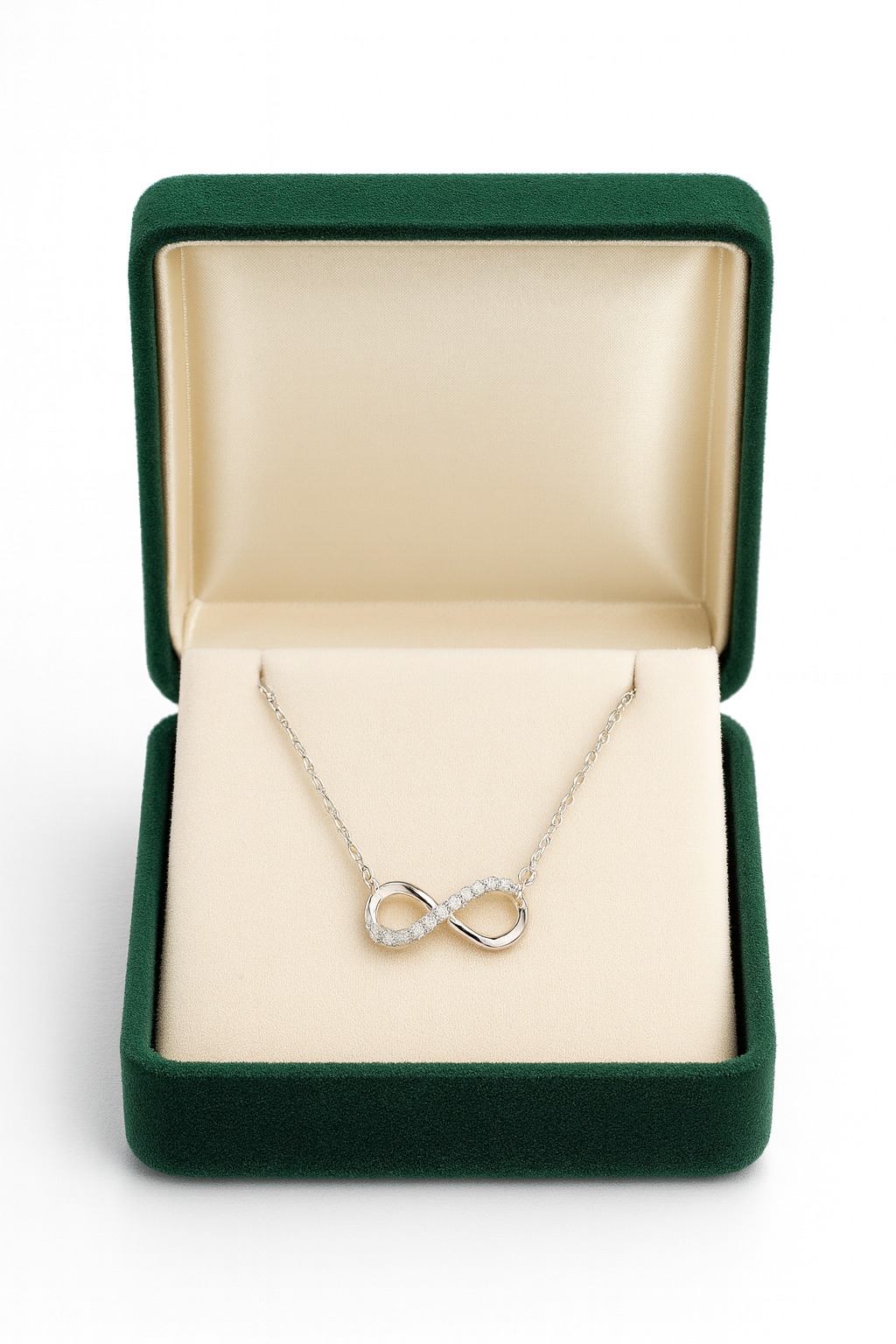 925 Silver Infinity Pendant Necklace for Women – Elegant Symbol of Endless Love