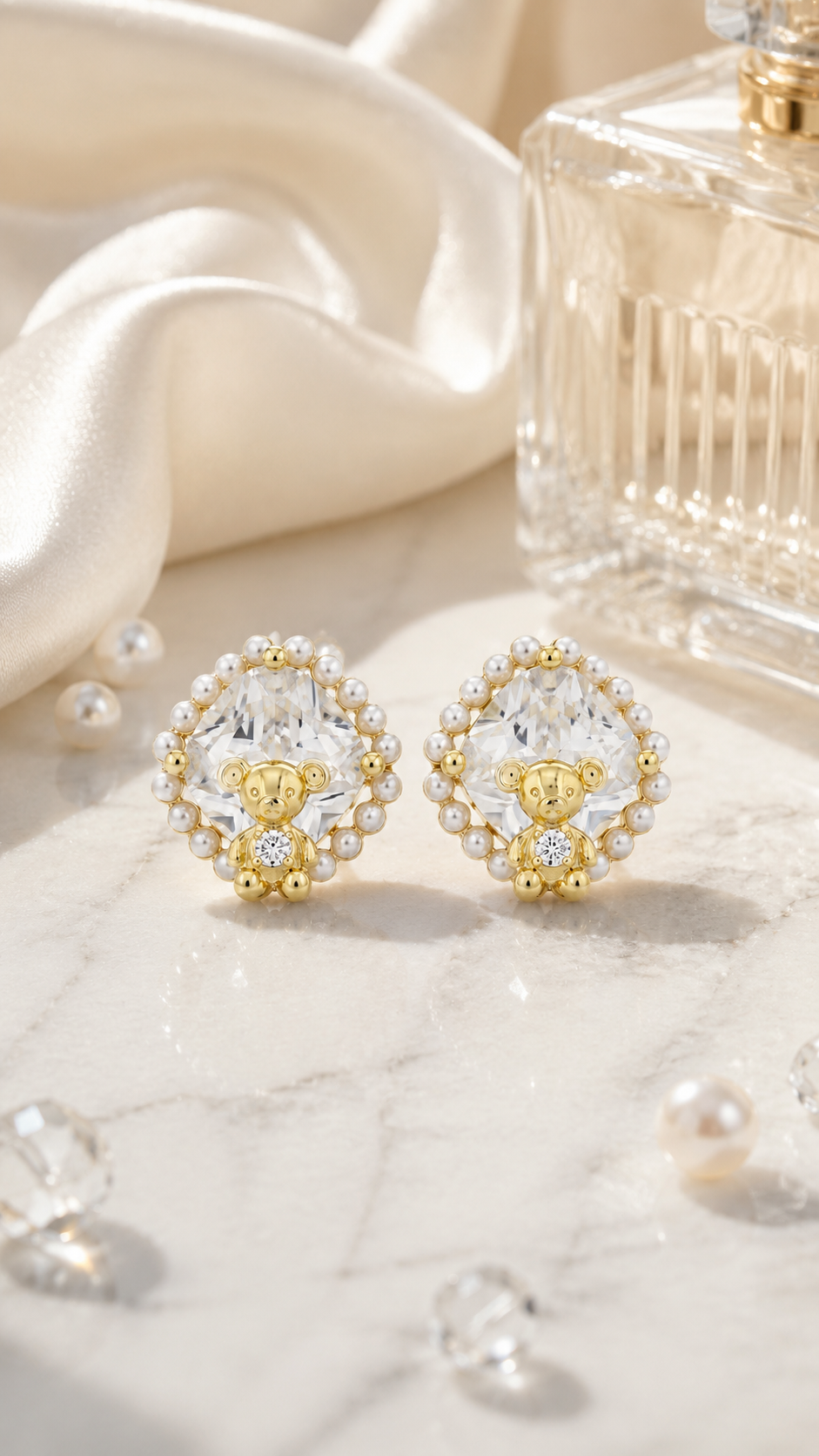 Teddy Bear Earrings