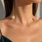 Triple Pearl Long Chain Earrings