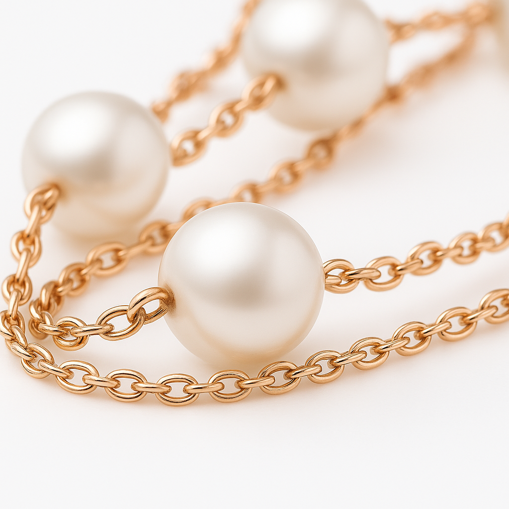 Pearl Multi-Layer Chain Bracelet for Women