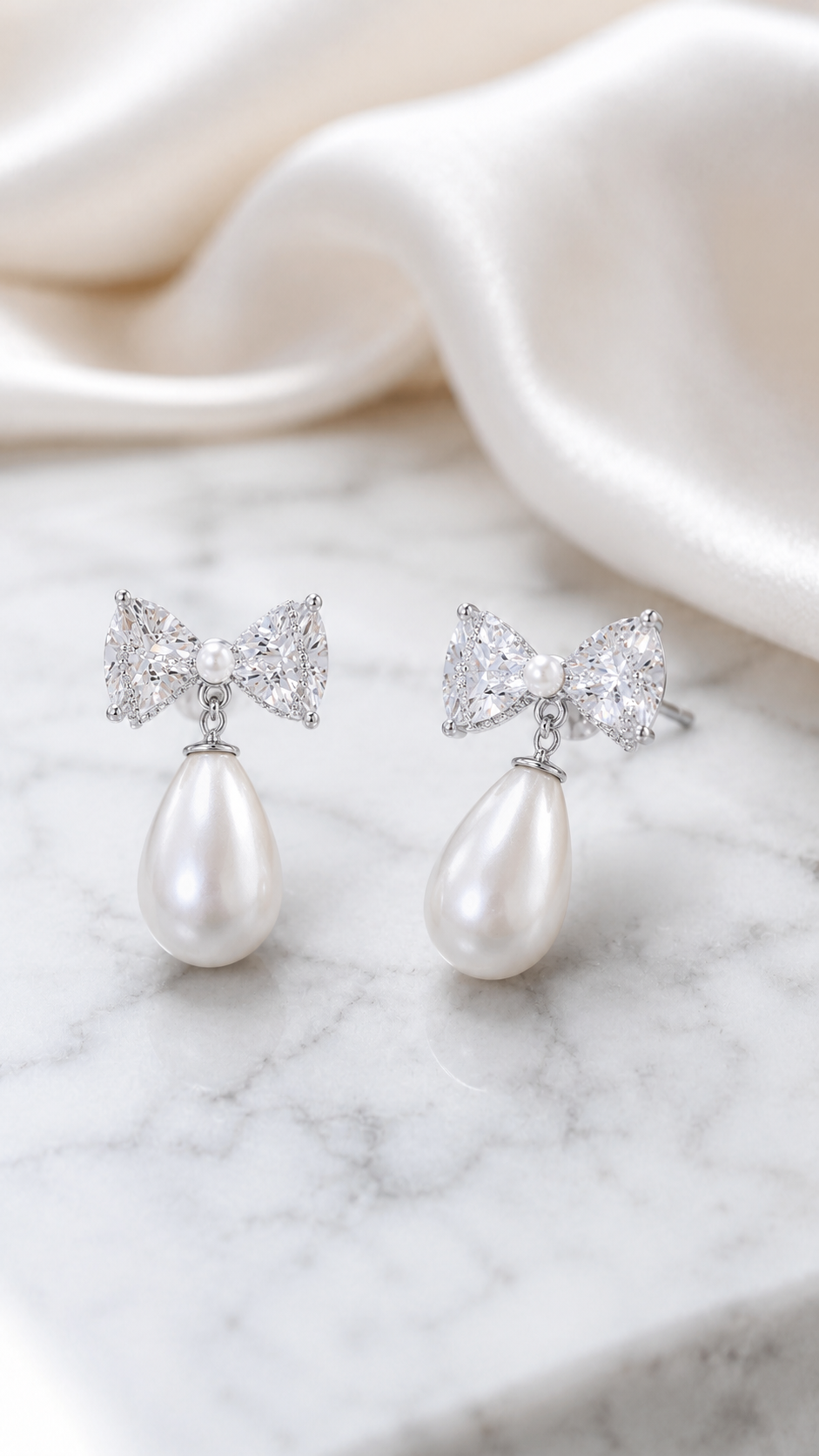 Bow&Pearl Earrings