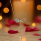 925 Silver Leaf Design Pearl Drop Pendant Necklace for Women – Elegant Enamel & CZ Accent