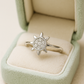 Sunburst Design Zircon Ring for Women 925 Silver Finish Radiant Stylish Daily Wear Finger Ring