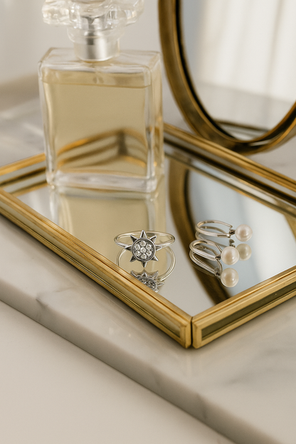 Sunburst Design Zircon Ring for Women 925 Silver Finish Radiant Stylish Daily Wear Finger Ring