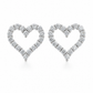 Open Heart Earrings