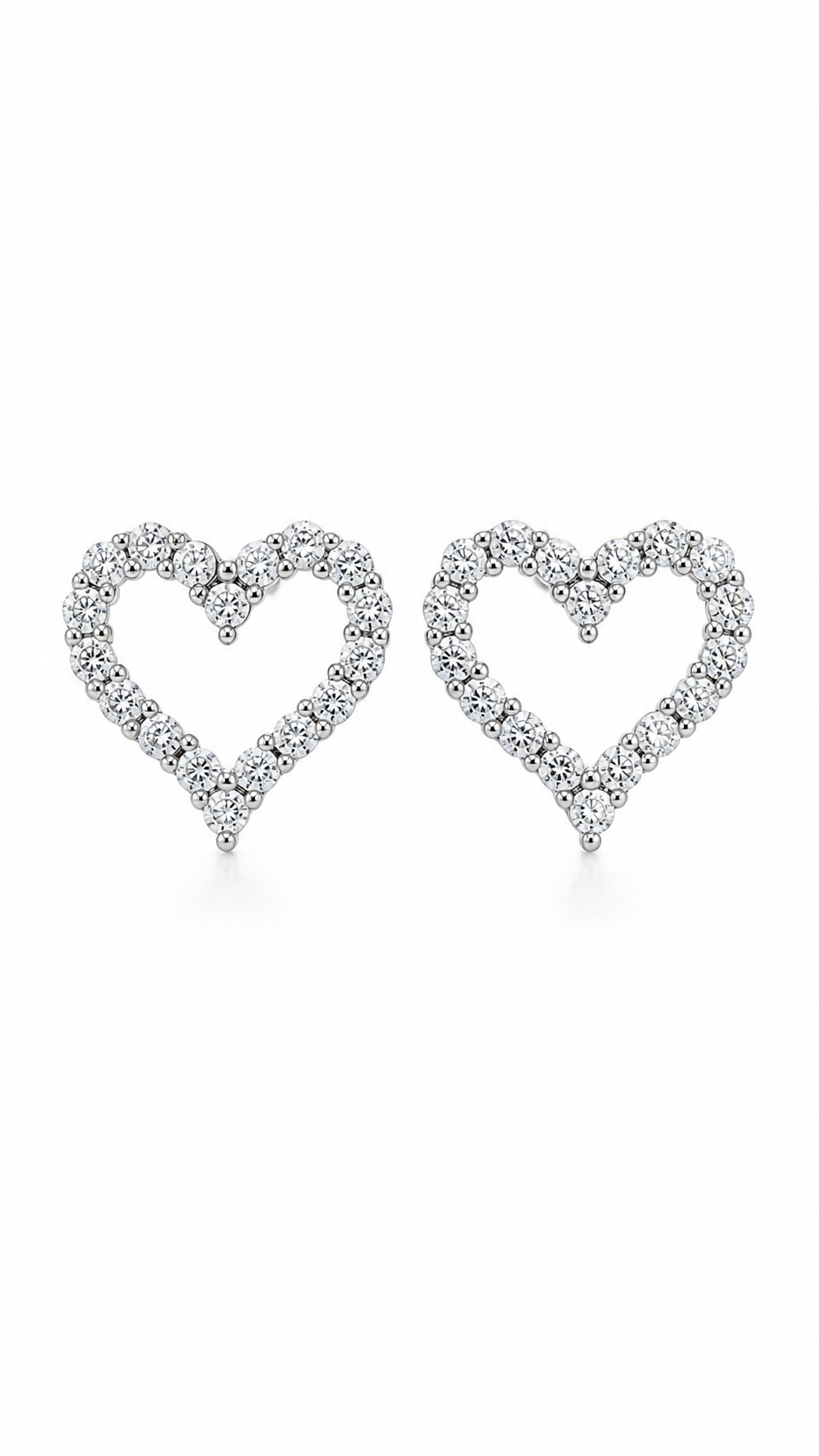 Open Heart Earrings