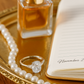 Charming Pink Oval Solitaire Ring with Side Accents