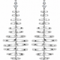 Geometric Tiered Drop Earrings