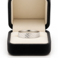 Textured Silver Finish Band Ring for Men Stylish Matte Pattern Daily Wear Finger Ring