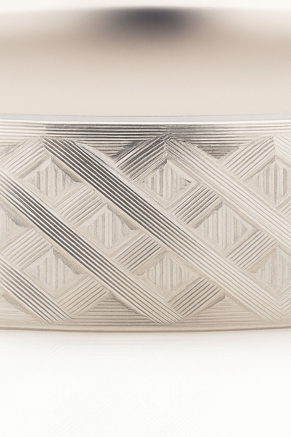 Textured Silver Finish Band Ring for Men Stylish Matte Pattern Daily Wear Finger Ring