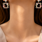 Butterfly Pink Crystal Earrings