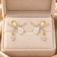 Earrings Pear Crystal