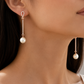 Rose-Gold Pearl Earrings
