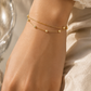 Double-Layer Textured Bracelet