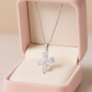 925 Silver Four-Leaf Clover Pendant Necklace for Women – Sparkling CZ Luck Charm Design