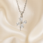 925 Silver Four-Leaf Clover Pendant Necklace for Women – Sparkling CZ Luck Charm Design
