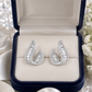 Double Teardrop Baguette Earrings