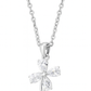 925 Silver Four-Leaf Clover Pendant Necklace for Women – Sparkling CZ Luck Charm Design