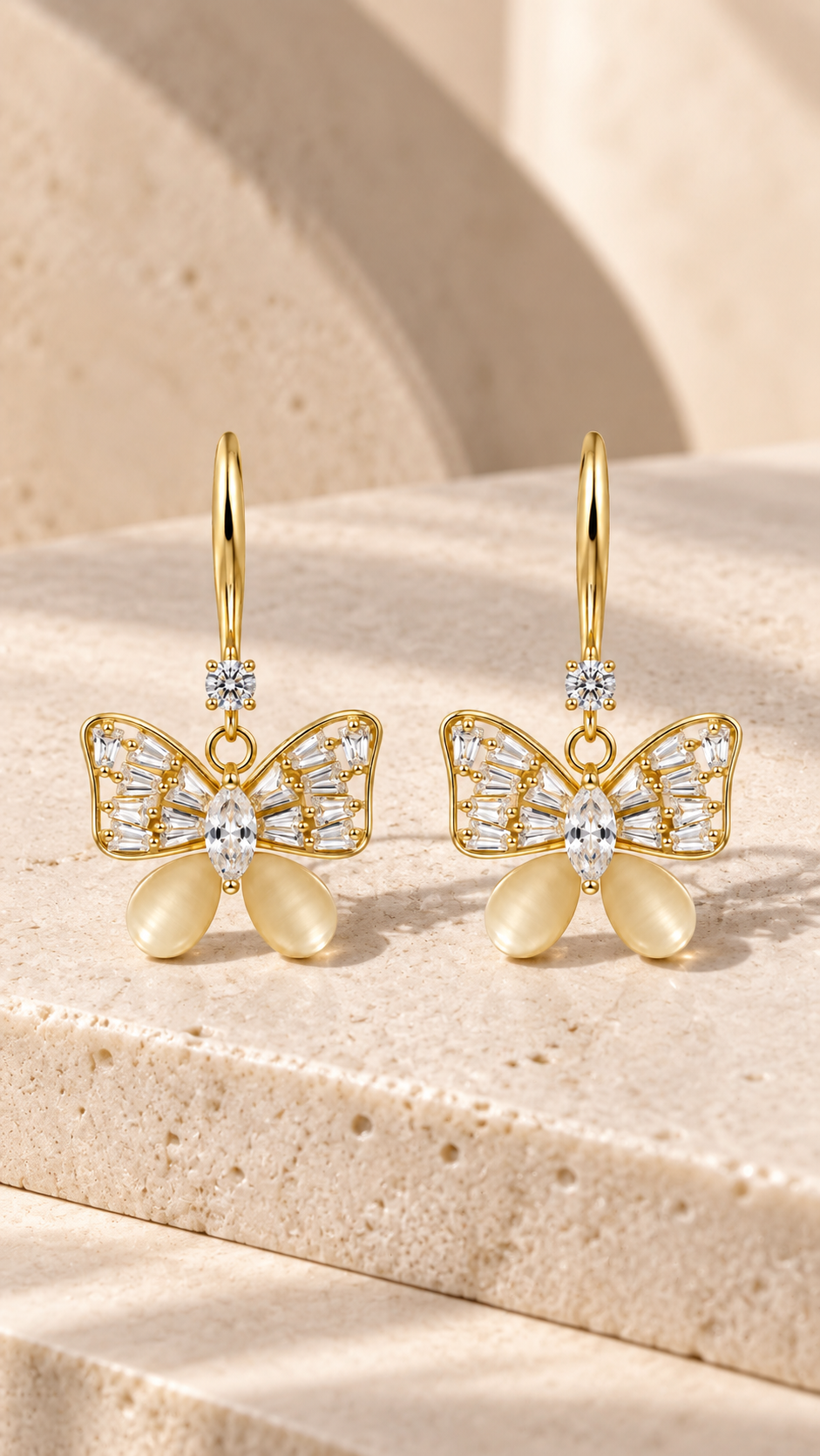 Butterfly Crystal Earring