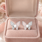 Black & White Butterfly Earrings