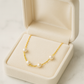 Gold Plated Pearl Chain Necklace for Women – Elegant Minimal Jewelry