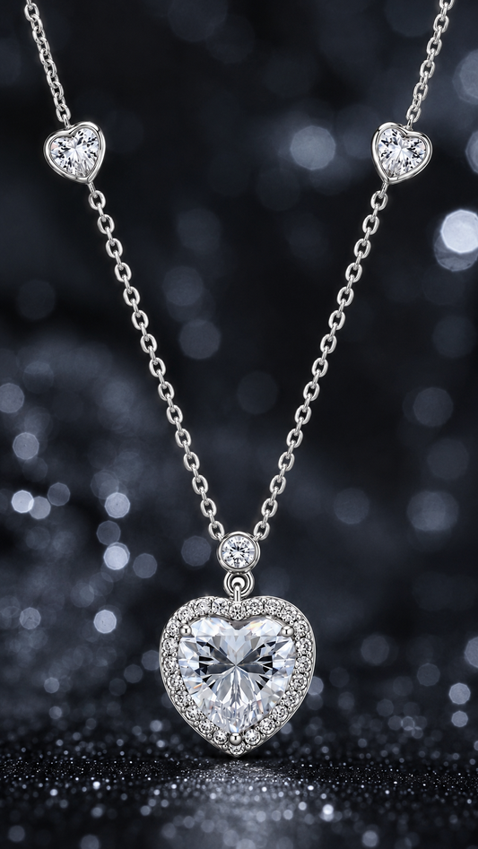 Heart Halo Necklace