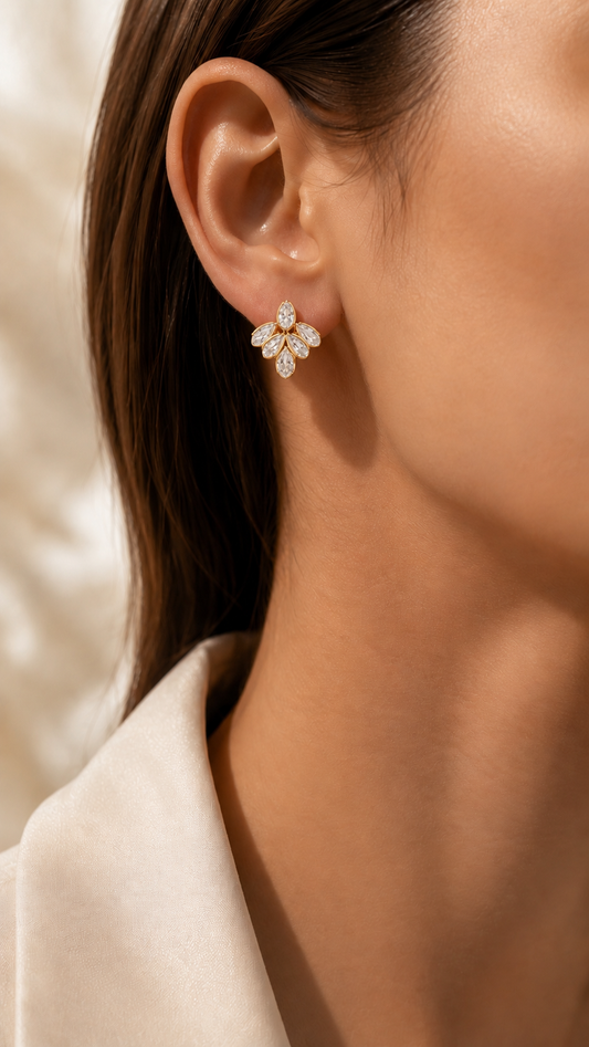 Floral Cluster Earrings