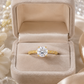 Round Solitaire Filigree Band Ring